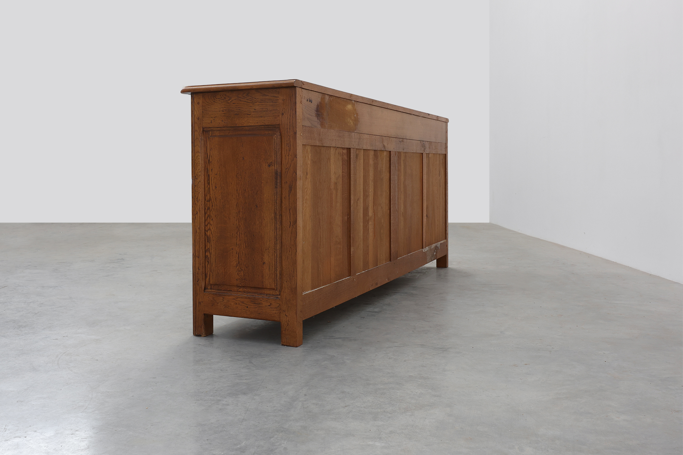 Monumental Oak Sideboard by De Tonge, France, Mid-20th Centurythumbnail